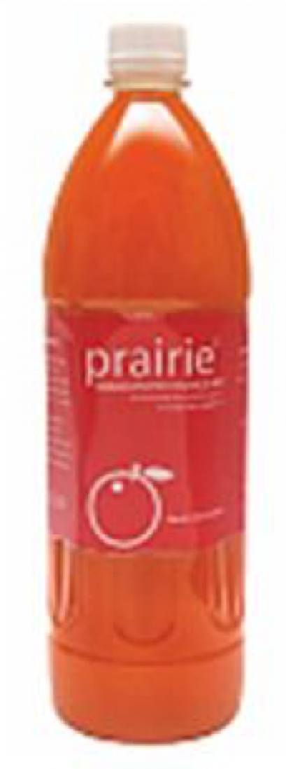 CONCENTTED ORANGE JUICE. PRAIRIE 1 LT. DILUTION 1:6 น้ำส้มเข้มข้น