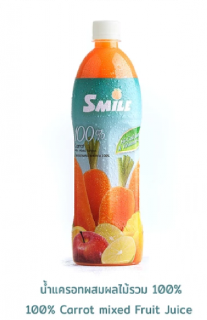 Carrot Mixed Fruit Juice 100% น้ำแครอทผสมน้ำผลไม้รวม