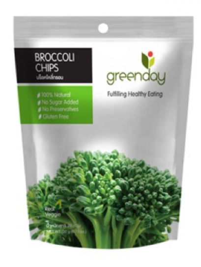 Broccoli Chips 20 GR. ขนมบร็อคโคลี