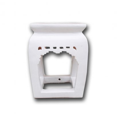 สตูลเซรามิกทรงสี่เหลี่ยม