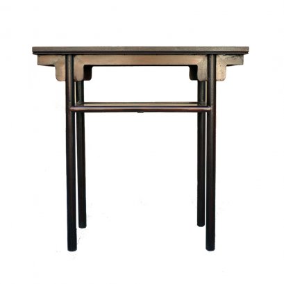 โต๊ะคอนโซล 2 ชั้นแบบเรียบ