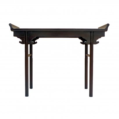 โต๊ะไหว้ปลายงอนแบบเรียบ