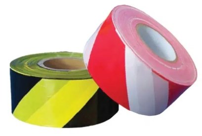 020-เทปกั้นเขต/ยูโรเทป สี ขาว – แดง/เหลือง – ดำ