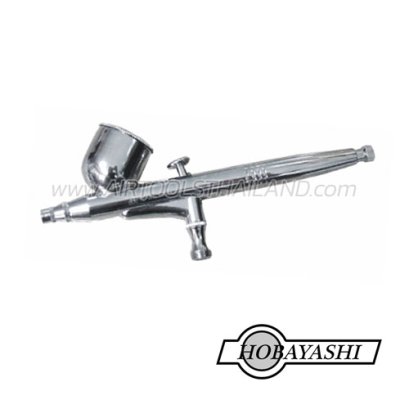 B-3 แอร์บรัช (กระป๋องติดตัว) ขนาดปากพ่น 0.3 มม. ขนาดถ้วย 5CC แรงดัน 1-2.5KG/CM3 HOBAYASHI