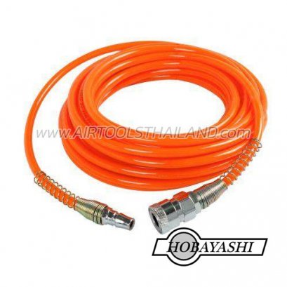 C-HB-PH5820C (5 x 8 มม.) สายลมตรงโพลียูรีเทนพร้อมหัวคอปเปอร์ 20 ม. HOBAYASHI