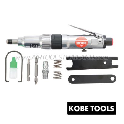KBE2703800K (SS1525K) ชุดไขควงลมคอตรง พร้อมดอกไขควง 1/4" NPT STRAIGHT SCREWDRIVER KIT "KOBETOOLS" สินค้าประเทศอังกฤษ