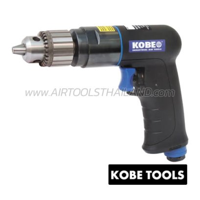 KBE2704310K สว่านลมทรงปืน 10 มม. (3/8") ปรับระดับได้ 2 ระดับ เหมาะสำหรับผู้ใช้ถนัดซ้ายขวา สำหรับงานหนัก REVERSIBLE PISTOL GRIP DRILL "KOBETOOLS" สินค้าประเทศอังกฤษ