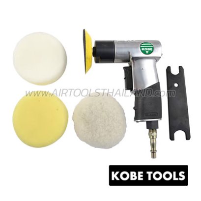 KBE2706740K (GMPK3) ชุดเครื่องขัดสีขนาดเล็ก (ใช้ลม) ขนาด 75 มม. (3 นิ้ว) MINI POLISHER KIT "KOBETOOLS" สินค้าประเทศอังกฤษ