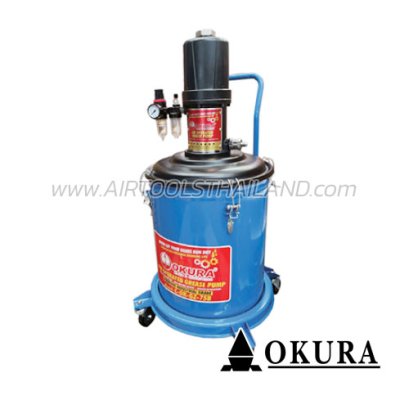 C-OK-GZ-75B ถังอัดจารบีใช้ลม 45 ลิตร "NEW 2025" OKURA AIR GREASE PUMP