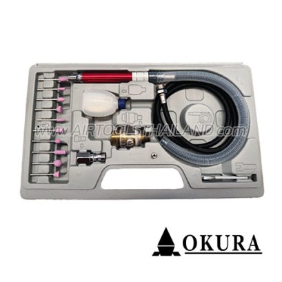 C-OK-MAG-17K เครื่องเจียรนัยสายอ่อน ปากจับแกน 3 มม. ความเร็วรอบ 54000 RPM (ใช้ลม) OKURA