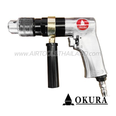 C-OK-RAD12 สว่านลมปรับซ้ายขวา ขนาด 1/2" (13 มม.) ความเร็วรอบ 700 RPM OKURA
