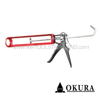 C-SG-226 ปืนยิงกาว ซิลิโคน อะคริลิค ไส้กรอก รุ่นใช้งานทั่วไป ระบบ กด-ดึง-บีบ ความโตหลอด 50 มม. X ยาว 225 มม. OKURA