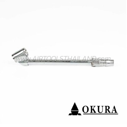 C-TCC-07 หัวเติมลมยาว 7 นิ้ว รุ่นข้อต่อคอปเปอร์ OKURA