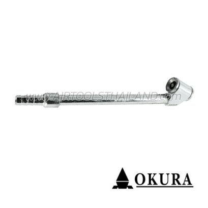C-TCC-07 หัวเติมลมยาว 7 นิ้ว รุ่นหางปลา 5/16" OKURA