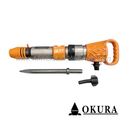 G16 เครื่องสกัดลม (เครื่องแย็กลม) ความถี่กระแทก 16HZ/55J น้ำหนัก 14 กก. ตัวใหญ่ +พร้อมดอกสกัด 1 ดอก (ใช้กับดอกกลม/แหลมได้) OKURA