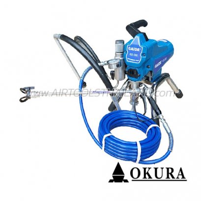 GD-395 ปั๊มพ่นสีไฟฟ้า 850 วัตต์ 220V ไม่ต้องใช้ปั๊มลม OKURA AIRLESS SPRAYER PUMP