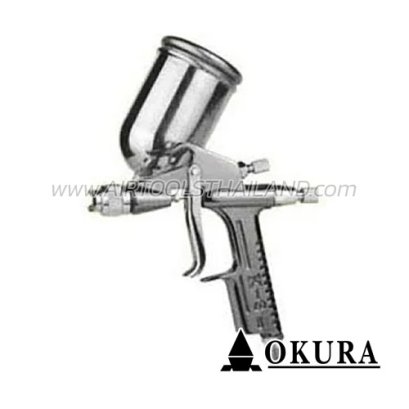 K-3 กาพ่นสีใช้ลม กระป๋องบน ขนาดปาก 0.5 มม. 200CC ความจุลม 35 ลิตร/นาที ทรงใบพัด OKURA