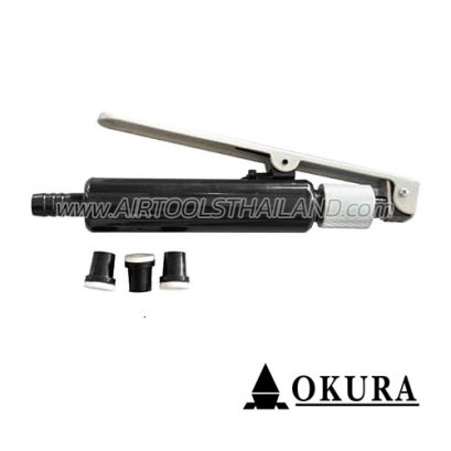 PSB-4 ปืนพ่นทราย ขนาดปาก 2,2.5,3,3.5 มม. รุ่นแกนชุบแข็งพิเศษ แรงดันลม 70PSI ทางเข้าลม 1/2" หางปลา OKURA