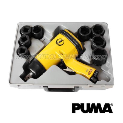 AT-5060K บล็อกลมพร้อมชุดลูกบล็อก 3/4" / 6 หุน แรงบิด 500 FTLBS ความเร็วรอบ 5000 RPM ลูกบล็อก 9-24 มม. พูม่า "PUMA"