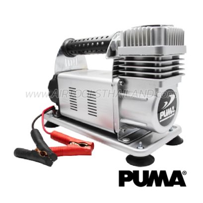 CD-15012V ปั๊มลมรถยนต์มินิพูม่า 12V / 50A ปริมาณลม 150 ลิตร/นาที แรงดันสูงสุด 10 บาร์ เหมาะสำหรับติดรถยนต์ พกพาสะดวก พูม่า PUMA