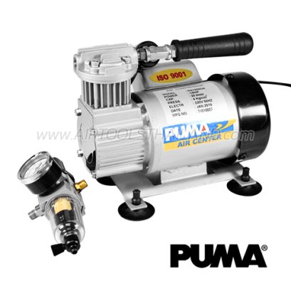 MA1000GA ปั๊มลมแอร์บัสพูม่า AIR BRUSH ขนาด 2 HP ปริมาณลม 20 ลิตร/นาที 220V พูม่า PUMA