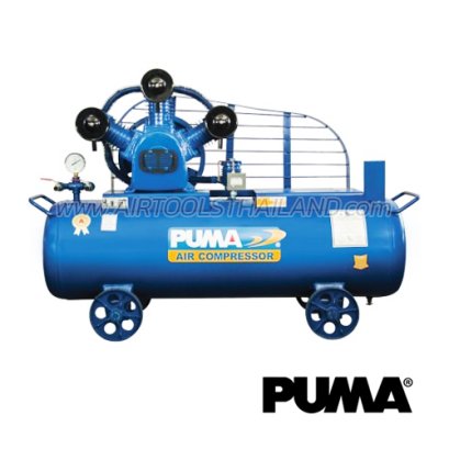 OL-100 ปั๊มลมไร้น้ำมันพูม่า OIL-LESS ความจุถัง 315 ลิตร 10 แรงม้า 3 ลูกสูบ แรงดัน 8 บาร์ ปริมาณลม 1380 ลิตร/นาที (ไม่รวมมอเตอร์) พูม่า PUMA