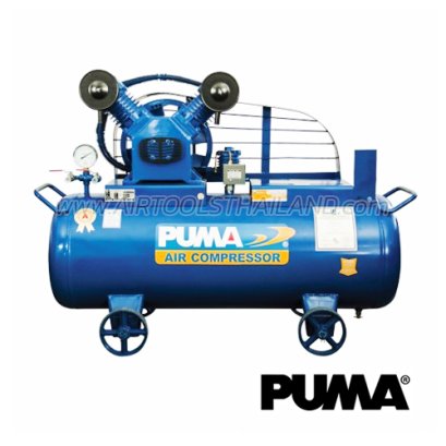 OL-50 ปั๊มลมไร้น้ำมันพูม่า OIL-LESS ความจุถัง 260 ลิตร 5 แรงม้า 2 ลูกสูบ แรงดัน 8 บาร์ ปริมาณลม 660 ลิตร/นาที (ไม่รวมมอเตอร์) พูม่า PUMA