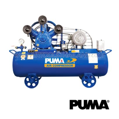 PP310P-PPM380V ปั๊มลมพูม่าระบบสายพาน 10 แรงม้า 380V 3 ลูกสูบ ถังลมจุ 520 ลิตร ปริมาณลม 1780 ลิตร/นาที พูม่า PUMA