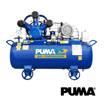 PP35P-PPM380V ปั๊มลมพูม่าระบบสายพาน 5 แรงม้า 380V 3 ลูกสูบ ถังลมจุ 315 ลิตร ปริมาณลม 890 ลิตร/นาที พูม่า PUMA