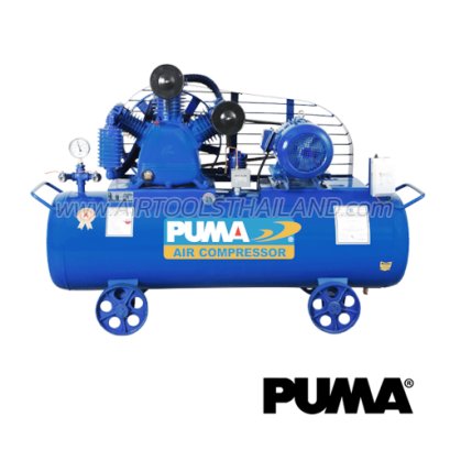 TPP-100P ปั๊มลมพูม่าแรงดันสูง TWO-STAGE ขนาด 10 แรง ถังลม 520 ลิตร 3 ลูกสูบ ปริมาณลม 1253.70 ลิตร/นาที พูม่า PUMA