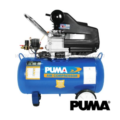 XM-2550 ปั๊มลมโรตารี่พูม่า (ปั๊มลมระบบขับตรง) ขนาด 3 HP ความจุถังลม 50 ลิตร แรงดันลม 8 บาร์ มอเตอร์ 2850 RPM มอเตอร์ในตัว พูม่า PUMA