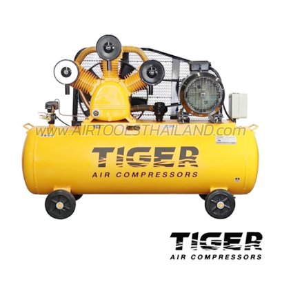 TGA315-340M ปั๊มลมสายพาน ถังลม 340 ลิตร 15 HP มอเตอร์ 15 HP 380V ไทเกอร์ TIGER