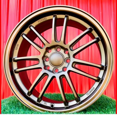 RE30 17x7.5 ET 35 PCD 8x100 8x114 สีน้ำตาล
