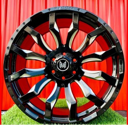 Blitz 20x9 ET 5 PCD 6x130 สีกลึงเงิน