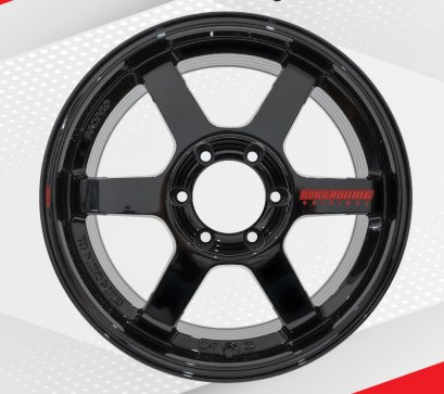 TE37 E-Ban 18x8 ET 20 PCD 6x139.7 สีดำเงา