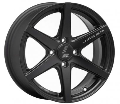 Jager Craft 17x7.5 ET 35 PCD 4x100 CB 73/65 Matt Black/Laser Text