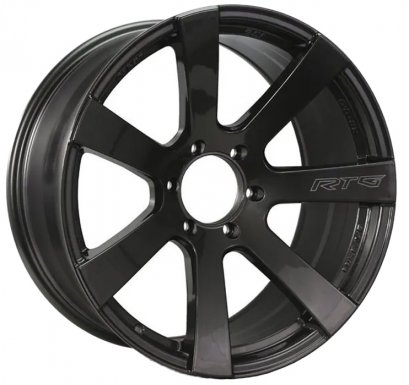 RTG 18x9 ET 20 PCD 6x139.7 CB 106.1 Matt Black/Laser Text