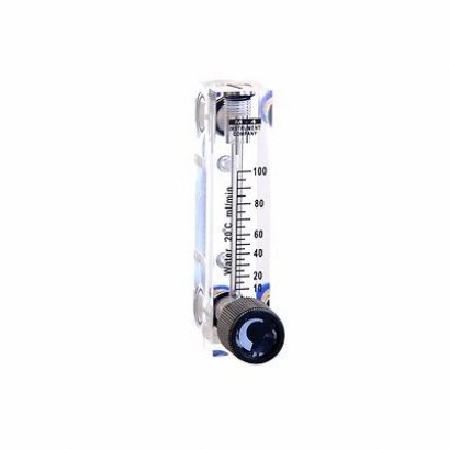 rotameter panel mount type water flowmeter