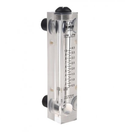 LZM-15Z Liquid Rotameter Air Flow Meter Gas Float Flowmeter Water Without Valve