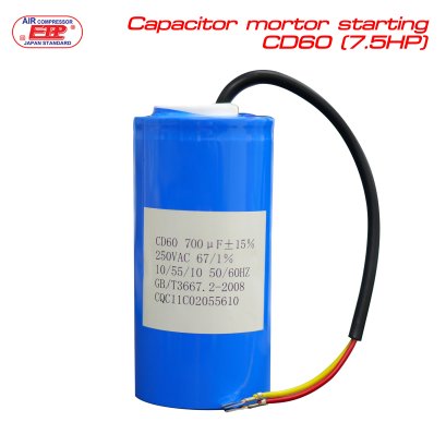 Capacitor starting CD60 700uF (7.5HP)