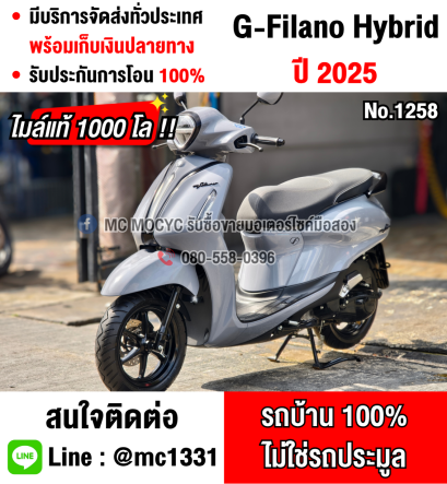 ⭐รถเข้าใหม่⭐ Grand Filano Hybrid 2025 เลขไมล์1000โล สภาพใหม่ป้ายแดงในราคามือสอง NO1258