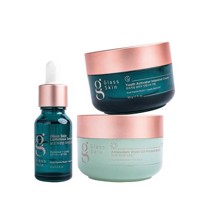 Glass Skin Trio Set กู้ผิวโทรม เปลี่ยนผิวสวยชั่วข้ามคืน [ชิ้นที่2 ในราคา 9บาท]