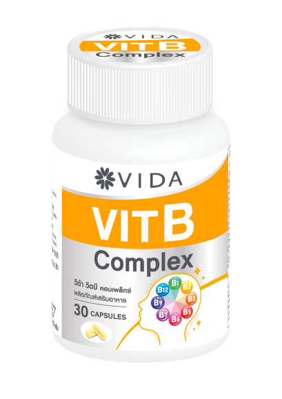 วีด้า วิตามินบีรวม 30 แคปซูล ( VIDA Vit B Complex )