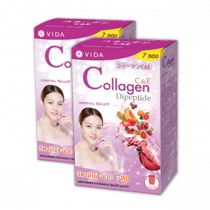 วีด้า คอลลาเจน ซีแอนด์อี 7 ซอง แถมฟรี 7 ซอง