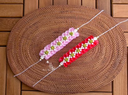 มาลัยแบนติดผม (สั่งสีได้)