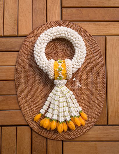 พวงมาลัยมะลิดอกจำปา