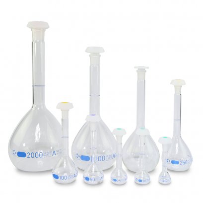 Volumetric flask Class A., Duran