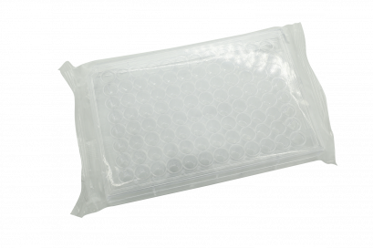 96 wells Plate Sterile (250/BX) ก้นแบน+มีฝา
