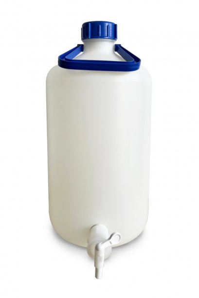 Aspirator bottle w/Stopcock 10L.#K1662, Kartell