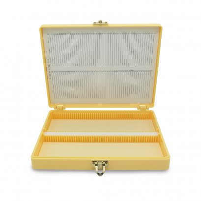 กล่องใส่สไลด์พลาสติก (Microscope Slides Box)